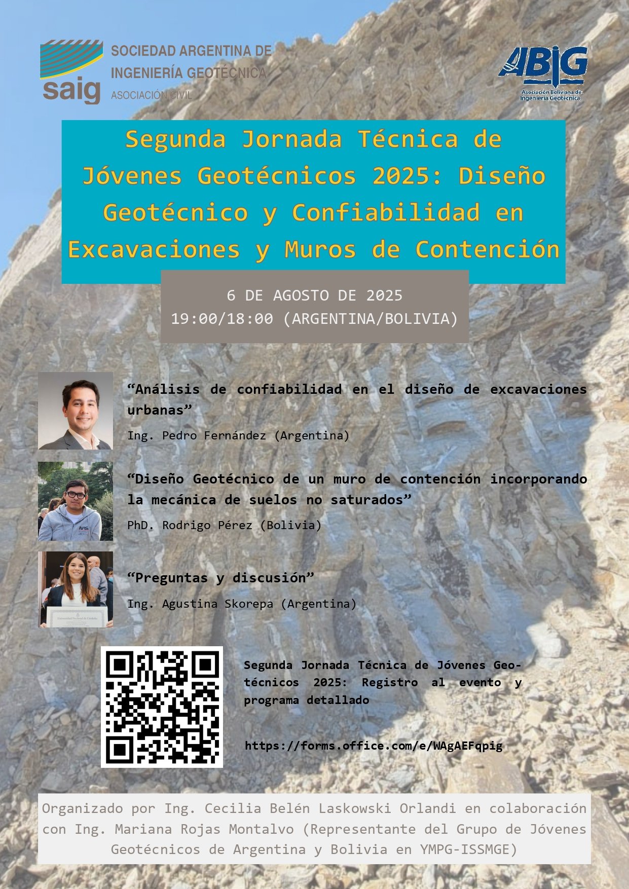 Segunda Jornada Técnica de Jóvenes Geotécnicos 2025 | SAIG